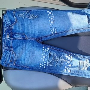 Girls fashion jeans